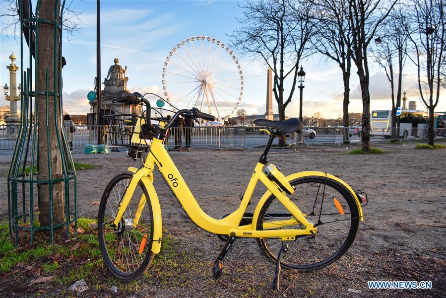 FRANCE-PARIS-CHINA-BIKE SHARING-OFO