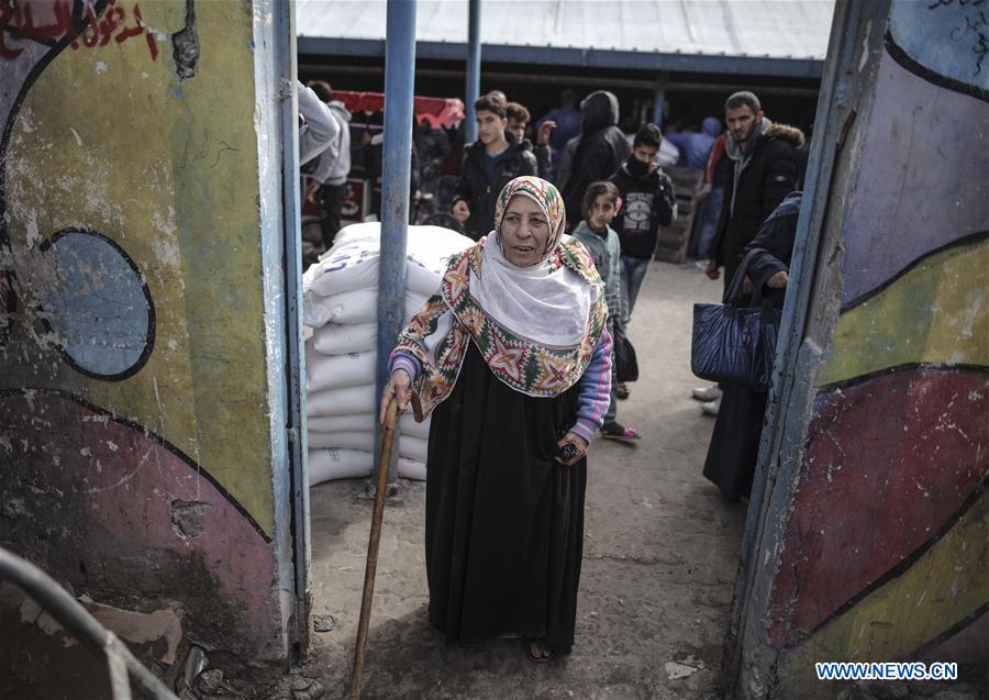 MIDEAST-GAZA CITY-REFUGEE-UNRWA-CROWDFUNDING CAMPAIGN