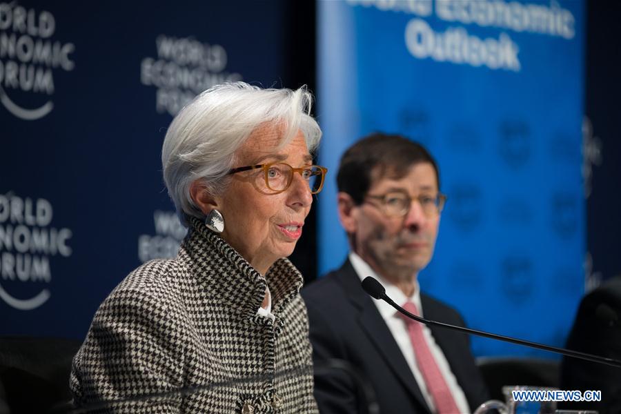 SWITZERLAND-DAVOS-IMF-GLOBAL GROWTH FORECAST