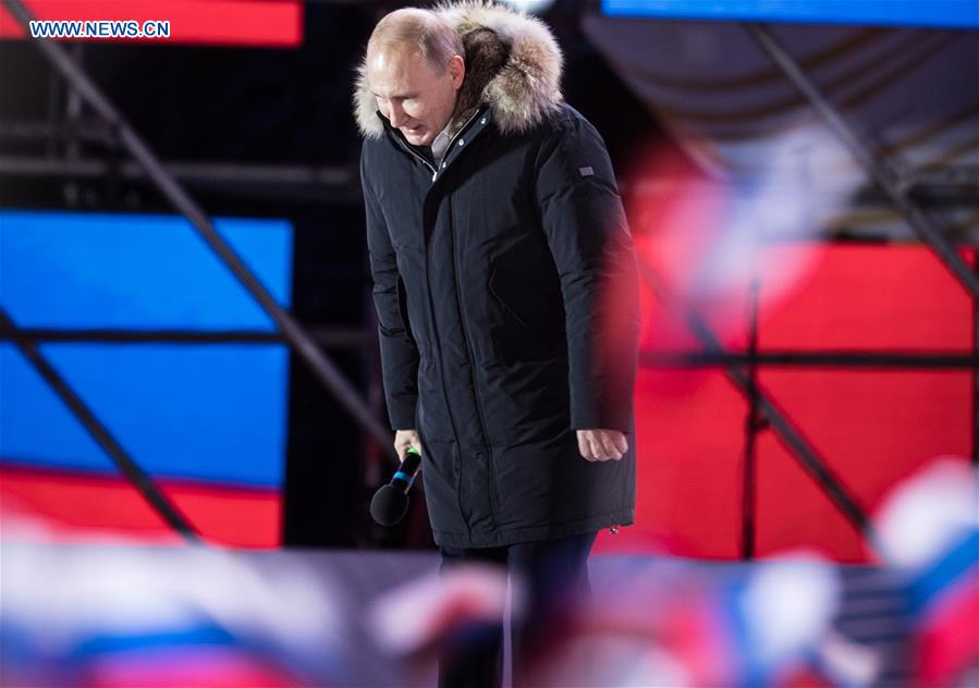 RUSSIA-MOSCOW-PRESIDENTIAL ELECTION-PUTIN-SET TO WIN