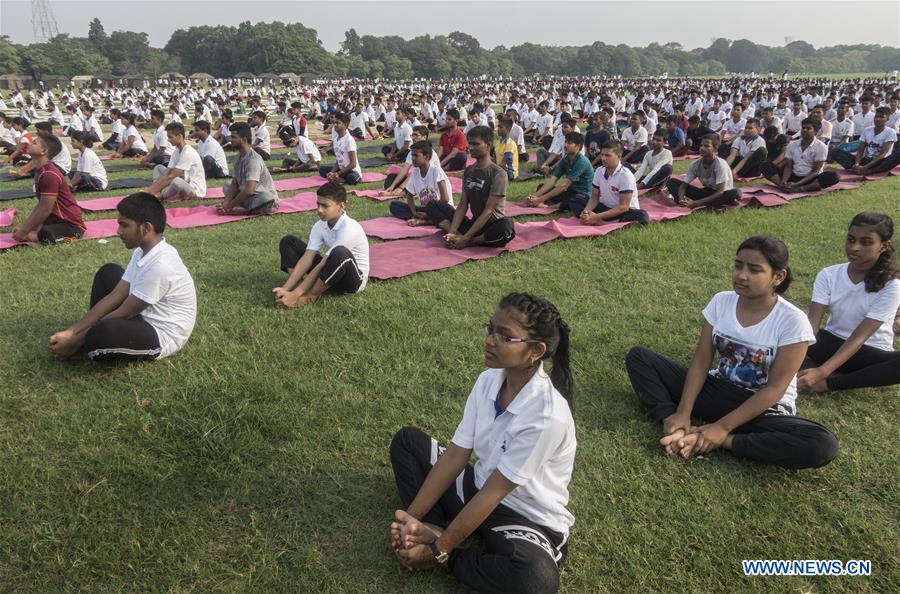 INDIA-KOLKATA-INTERNATIONAL YOGA DAY 