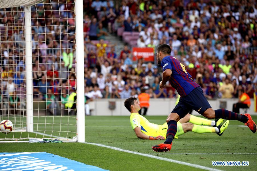 (SP)SPAIN-BARCELONA-SOCCER-SPANISH LEAGUE-BARCELONA-HUESCA