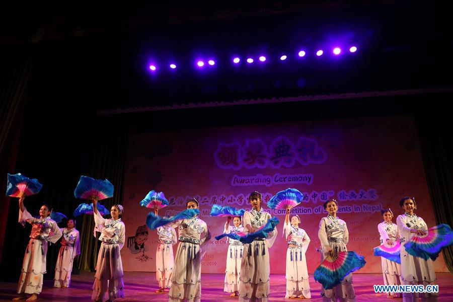 NEPAL-KATHMANDU-CHINA-PAINTING COMPETITION-AWARDING CEREMONY