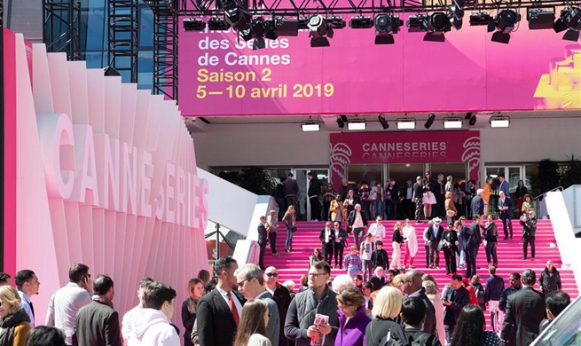 Chinese exhibitors attend 2019 Cannes International Series Festival