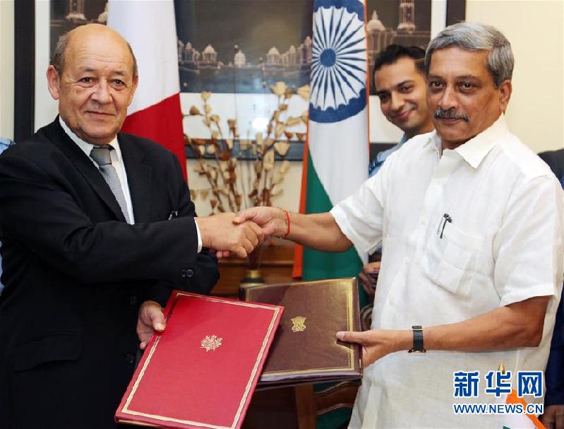 （國際）印度購買法&ldquo;陣風(fēng)&rdquo;戰(zhàn)斗機(jī)協(xié)議正式簽訂