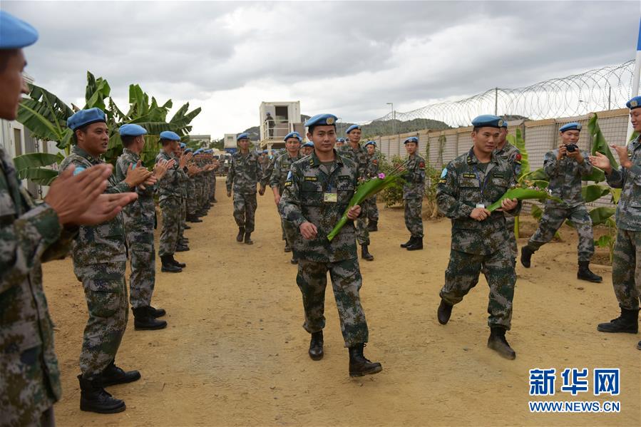 （國際）（1）中國駐南蘇丹維和步兵營受傷戰(zhàn)士姚道祥、吳樂重返戰(zhàn)位