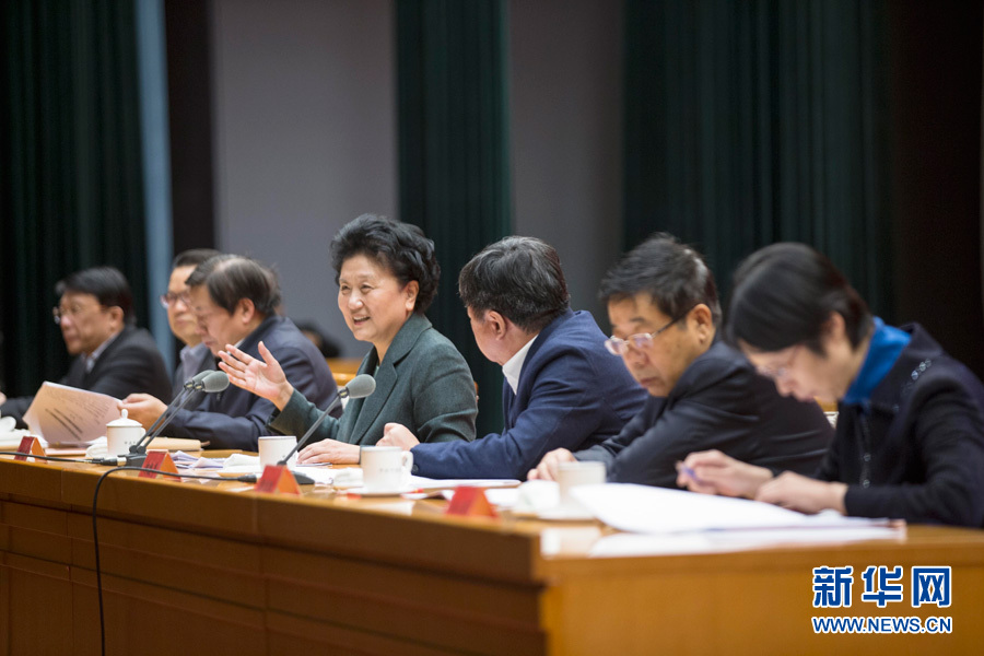 1月16日，中共中央政治局委員、國務(wù)院副總理劉延?xùn)|在北京出席&ldquo;加強(qiáng)和改進(jìn)新形勢下高校思想政治工作專題研討班&rdquo;開班式。 新華社記者崔新鈺 攝