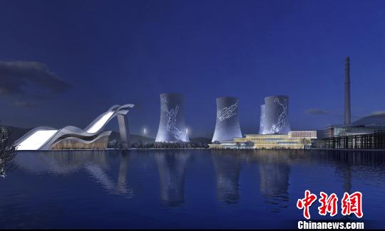 按照規(guī)劃，位于首鋼園區(qū)內(nèi)的滑雪大跳臺建成后將成為世界首例永久保留和使用的單板大跳臺場地。圖為單板大跳臺建成后的效果圖。冬奧組委供圖