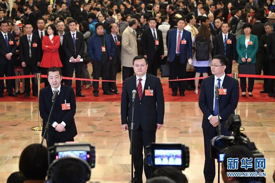（兩會&middot;XHDW）（8）全國人大代表接受采訪