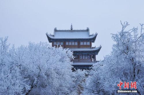 資料圖：小寒時(shí)節(jié)，甘肅嘉峪關(guān)市迎來了一場大雪。師永紅 攝