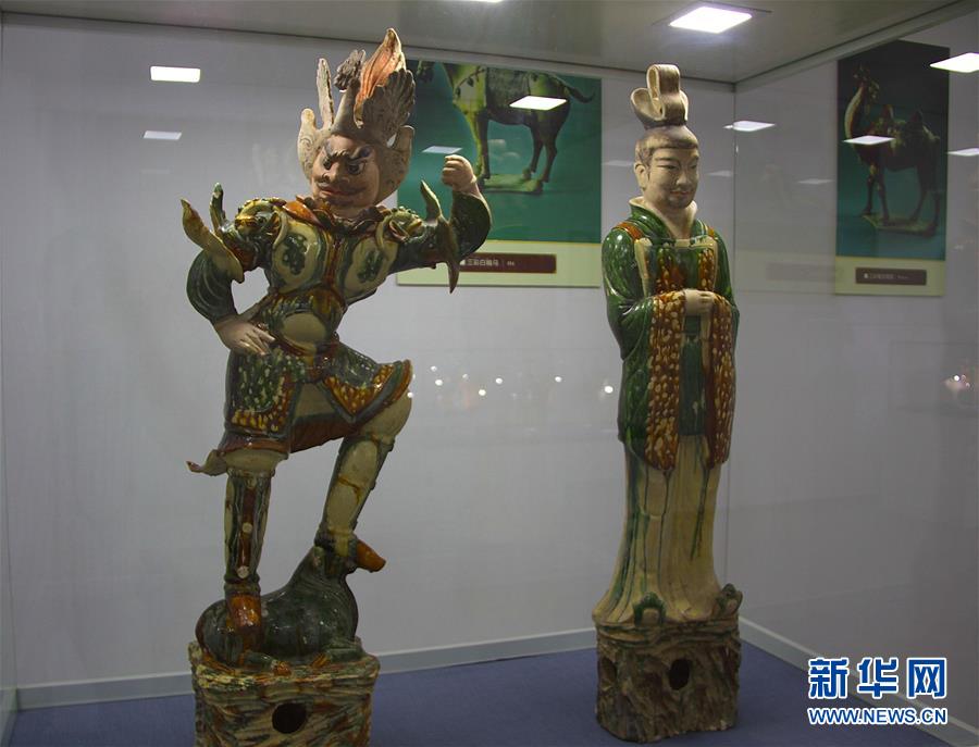 （XHDW&middot;圖文互動）（2）唐定遠(yuǎn)將軍安菩夫婦墓出土文物特展亮相塔什干