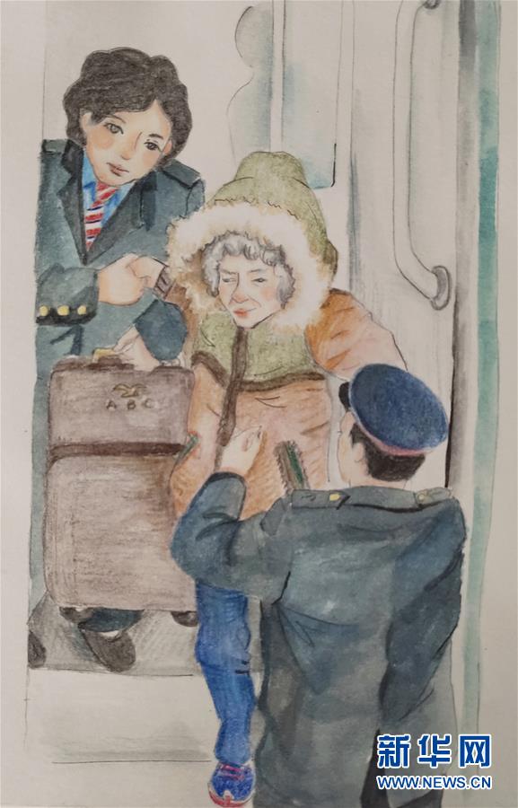 （新春走基層&middot;圖文互動(dòng)）（1）插畫(huà)里的春運(yùn)故事