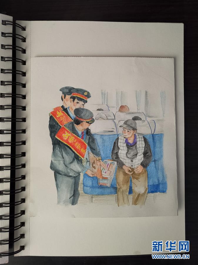 （新春走基層&middot;圖文互動(dòng)）（2）插畫(huà)里的春運(yùn)故事