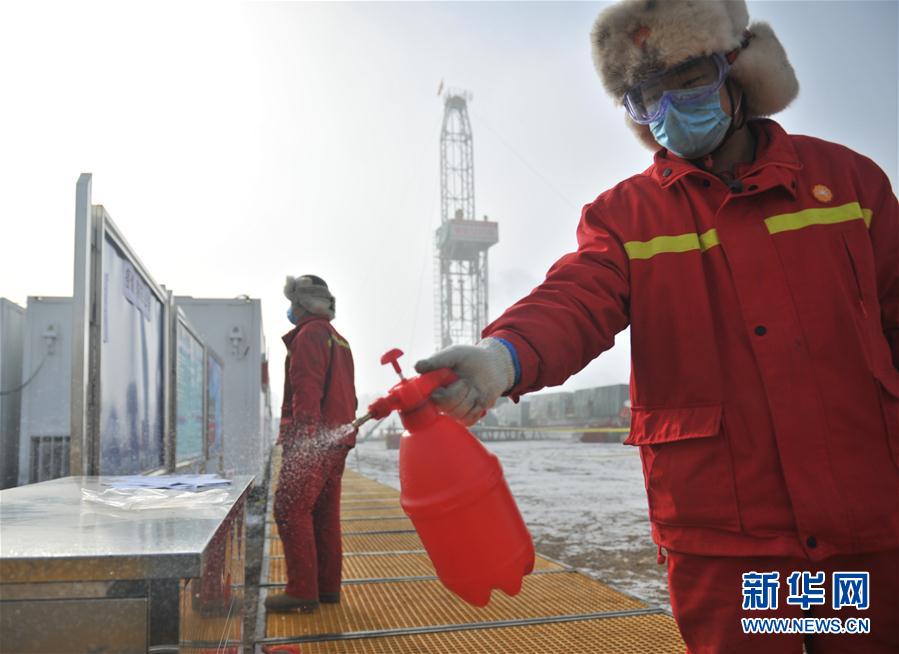 （圖文互動）（1）大慶油田：一手抓防疫，一手抓生產(chǎn)