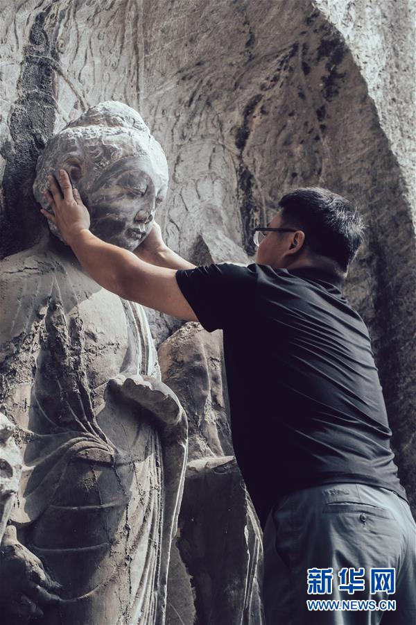 （圖文互動(dòng)）（2）合體了，龍門(mén)石窟流散佛首首次實(shí)現(xiàn)&ldquo;數(shù)字復(fù)位&rdquo;