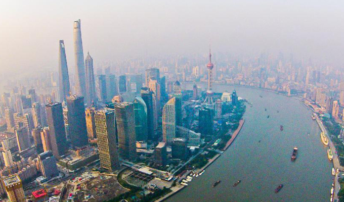 航拍全球金融中心新地標&mdash;&mdash;陸家嘴金融城