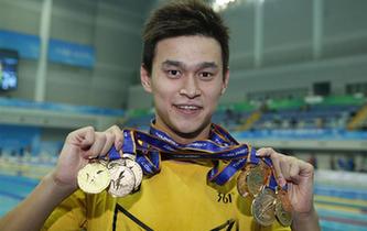 孫楊，六金一銀！