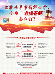 監(jiān)察法草案新鮮出爐 今后&ldquo;老虎蒼蠅&rdquo;怎么打？