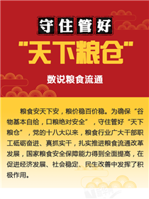 守住管好&ldquo;天下糧倉&rdquo;&mdash;&mdash;數(shù)說糧食流通