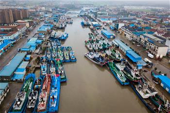 臺風&ldquo;安比&rdquo;過境江蘇啟東