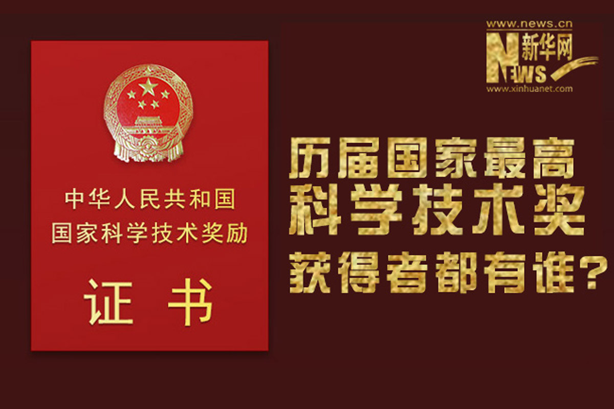 歷屆國家最高科學技術獎獲得者都有誰？