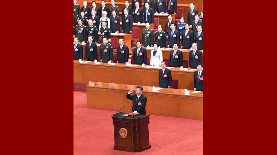 習(xí)近平當(dāng)選國(guó)家主席、中央軍委主席