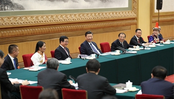 在甘肅團，習近平響鼓重錘