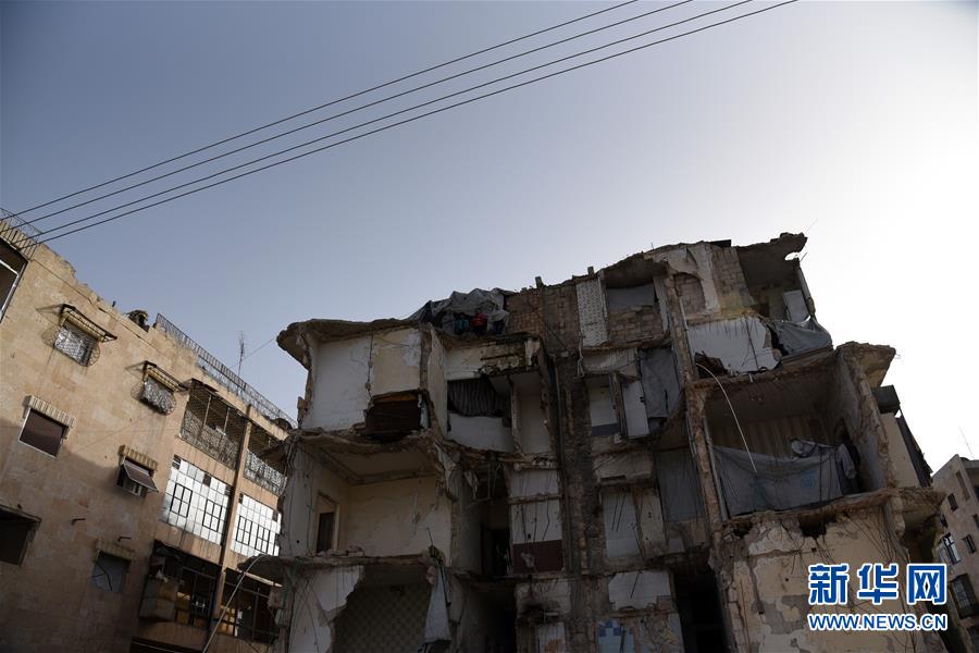 （國際&middot;圖文互動(dòng)）（6）上學(xué)夢何處安放&mdash;&mdash;敘利亞女孩阿明娜的危樓生活