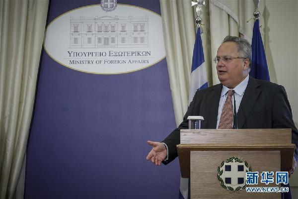 (國際)(1)希臘外長科恰斯辭職