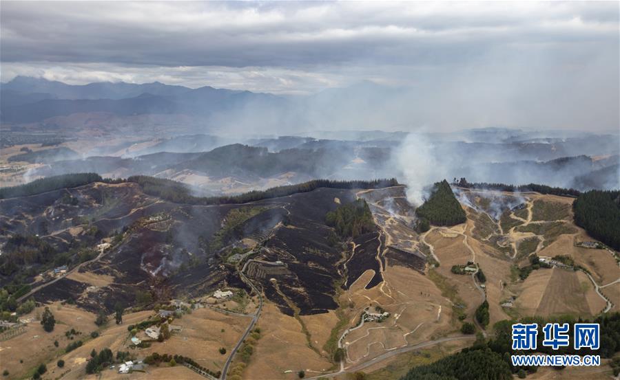 (國際)(9)新西蘭南島山火持續(xù)