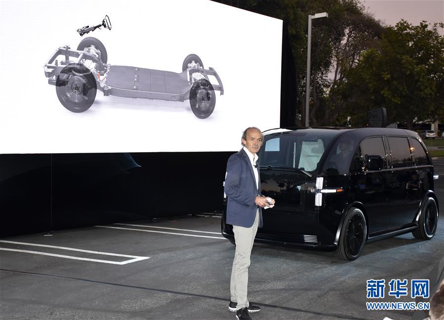 (國際·圖文互動)(1)美國電動汽車公司Canoo新車首發(fā)瞄準中美兩大市場