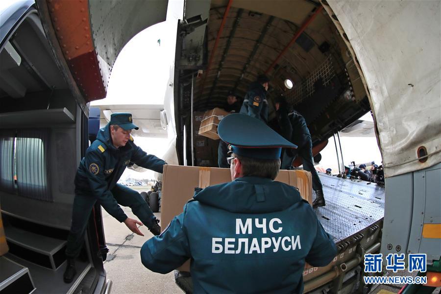 (國際疫情)(5)中國援助白俄羅斯新一批抗疫物資運(yùn)抵明斯克