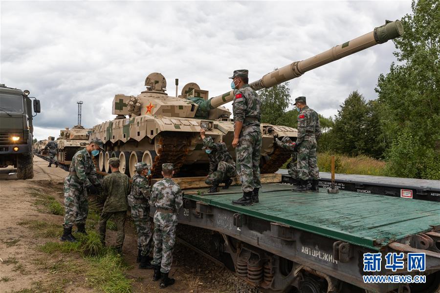 （國際）（5）我軍赴俄參加&ldquo;國際軍事比賽-2020&rdquo;裝備運(yùn)抵比賽場地