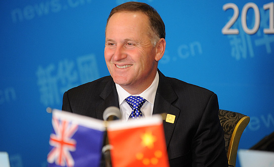 新西蘭總理約翰&middot;基回答中國網(wǎng)民的問題