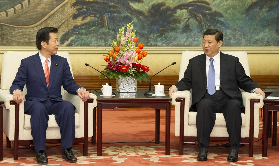 習(xí)近平會(huì)見(jiàn)日本公明黨黨首山口那津男