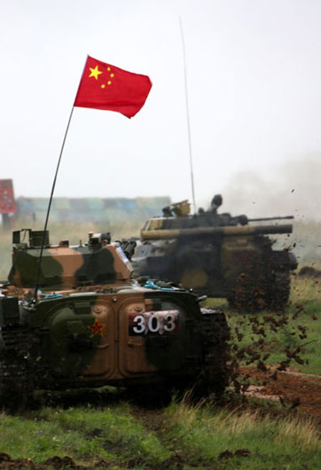 &ldquo;和平使命&mdash;2013&rdquo;中俄聯演舉行首次實兵合練