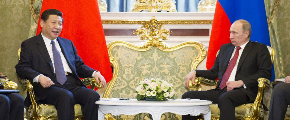 2013年3月，習近平與普京舉行會談